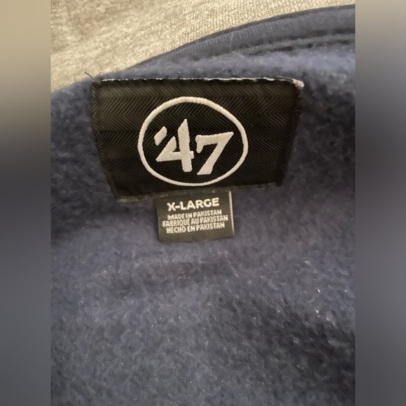 47 Brand Baseball Hall of Fame Full Zip Sweatshirt XL - Picture 2 of 12